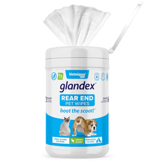 Glandex anal gland hygienic pet wipes