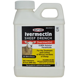 Durvet Ivermectin Sheep Drench 0.08% Solution (240 ml)