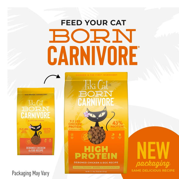 Tiki cat born carnivore deboned chicken and egg food