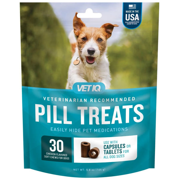 VetIQ Pill Treats Chicken Flavored Soft Chews for Dogs (30 ct)
