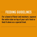 Feeding guidelines for Tiki Cat Stix
