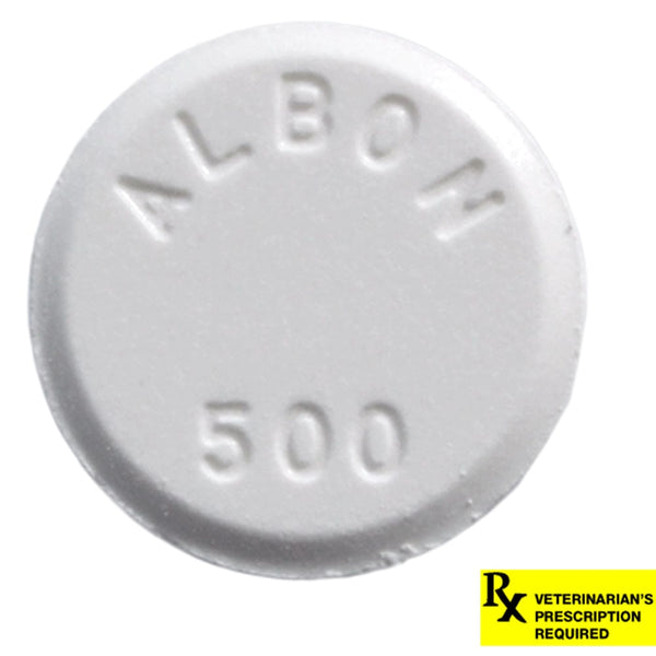 Albon (sulfadimethoxine) 500mg tablets in packaging