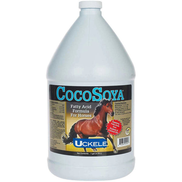 Uckele CocoSoya oil container designed for equine diets
