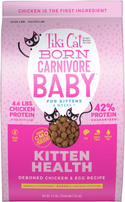 Tiki Cat Born Carnivore Kitten Health Chicken & Egg Dry Food for Kittens