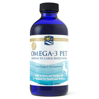 Nordic Naturals Omega-3 Pet Oil Supplements For Medium to Large Breed Dogs, 8-oz