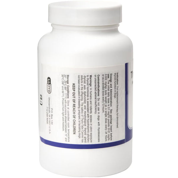Thyro-Tabs, 1.0 mg (120 tablets) backside