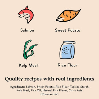 Bocce's Bakery Fish Wellington Salmon, Sweet Potato & Seaweed Crunchy Treats For Cat (2 oz)