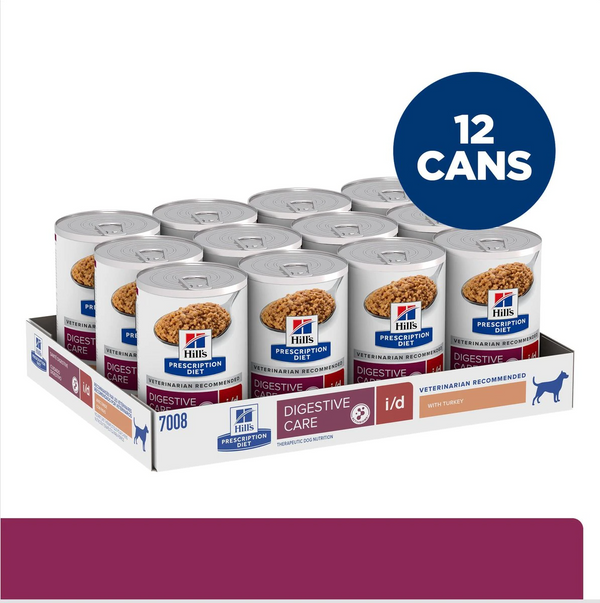 hills prescription id dog food comes in a 12 pack