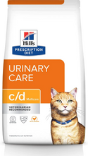 hill's urinary care c/d cat food is veterinarian recommended