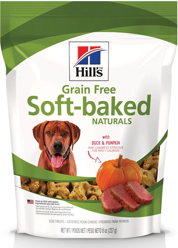 Hill's science diet treats made with real duck and pumpkin