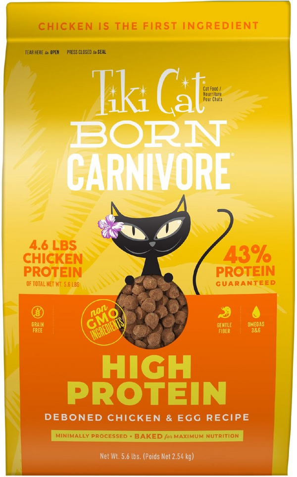 Tiki Cat Born Carnivore High Protein Deboned Chicken & Egg Dry Food