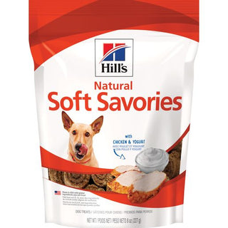 Hills treats for dogs in a 8 oz bag