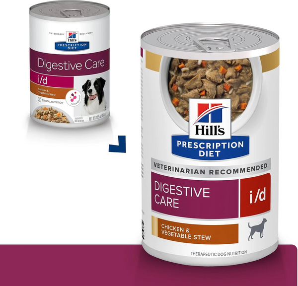 hill's i/d canned food for dogs