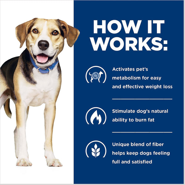 Hill's pet metabolic food activates metabolism for easy and effective weight loss.