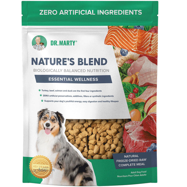 Dr. Marty Nature’s Blend Essential Wellness Freeze-Dried Raw Dog Food (80 oz)