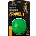 Starmark Treat Dispensing Chew Ball Tough Dog Toy large