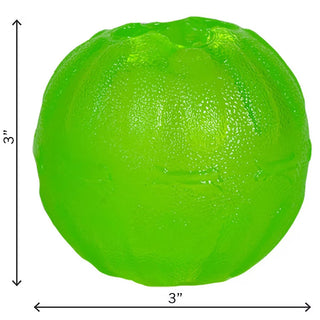Starmark Treat Dispensing Chew Ball Tough Dog Toy medium dimension