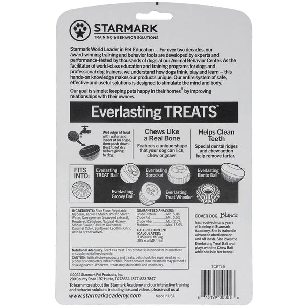 Starmark Everlasting Treats Natural Hickory Smoke Flavor Dental Chews large backside