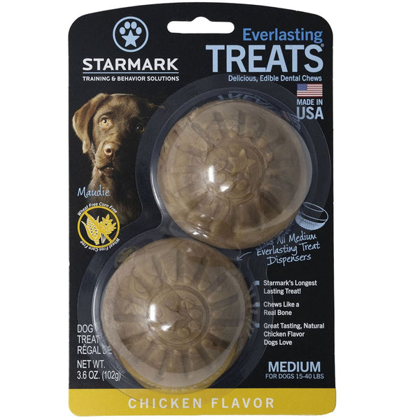 Starmark Everlasting Treats Chicken Flavor Dental Chews Medium