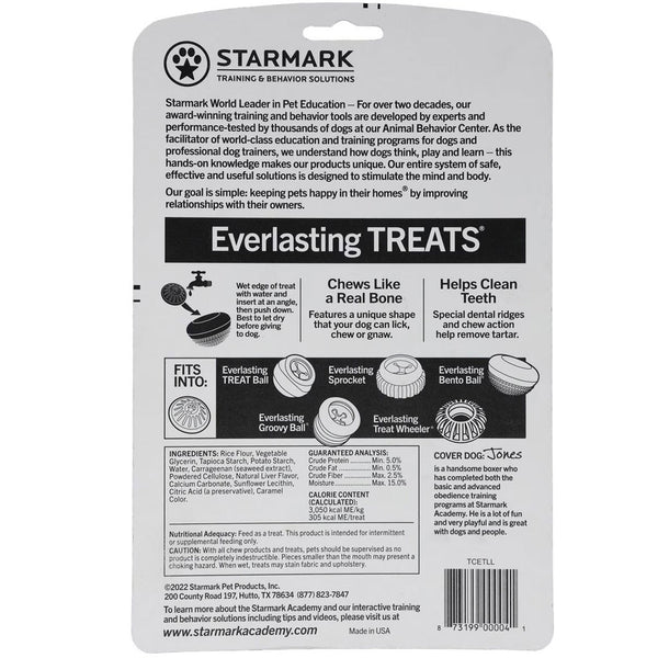 Starmark Everlasting Treats Liver Flavor Dental Chews Large backside