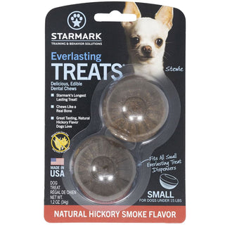 Starmark Everlasting Treats Natural Hickory Smoke Flavor Dental Chews Small
