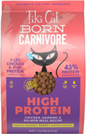 Tiki Cat Born Carnivore High Protein Chicken, Herring & Salmon Meal Dry Food for Cats